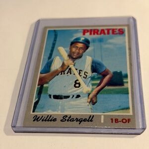 Willie Stargell 1970 Topps Baseball Card Vintage Collectible # 470